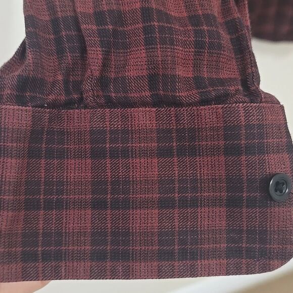 Vince Plaid Mens Shirt L - Picture 3 of 8